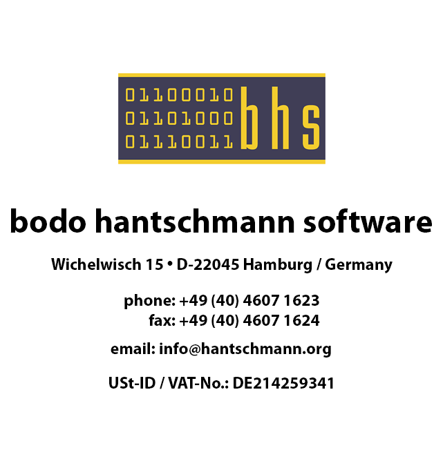 bhs-bodo hantschmann software